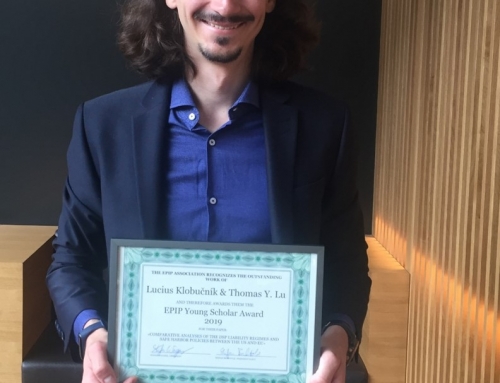 Lucius Klobučník wins EPIP Young Scholar Award
