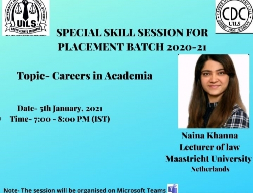 Naina Khanna invited as a speaker by her alma mater